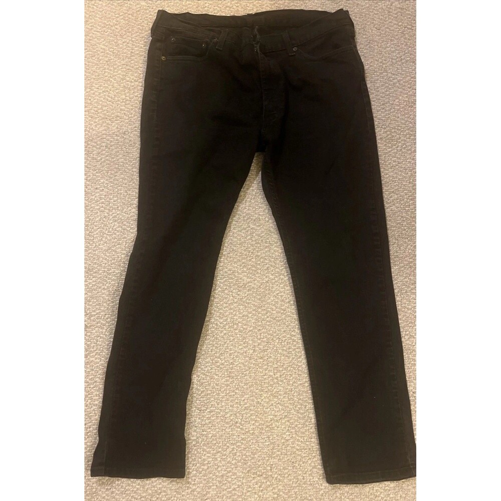 Levi’s 511 Mens Black Jeans W40 L30 Original Riveted